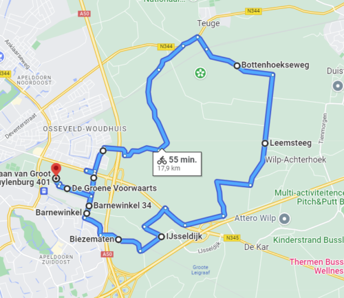 Route 5: Rondje Teuge